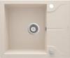 Granite Single Bowl Sink with Drainer Beige Steel Zqn 511A