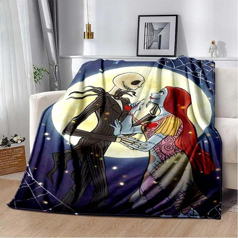 

Horror Cartoon Movie Fashion Design Sense Flannel Blanket Bedroom Sofa Warm Plush Blanket Performance Picnic Blanket Blanket for Gift All Seasons