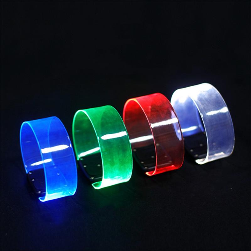 

CYCLI-Glow In The Dark Party, LED Light Up Bracelets, Glow Flashing Wristbands For Kids Adults,Bracelet Flash Ring(6PCS)