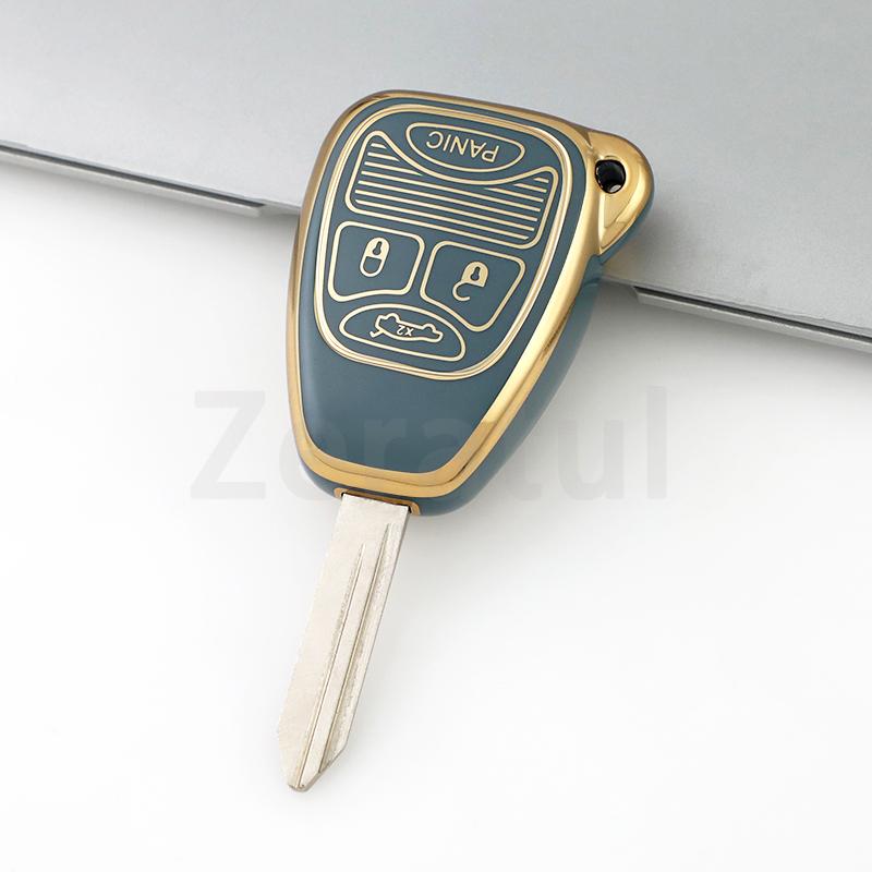 For Jeep Wrangler Compass Patriot Liberty For Chrysler 300 Pt Dodge Jcuv Caliber Nitro Caliber Pacifica Tpu Car Key Case Cover