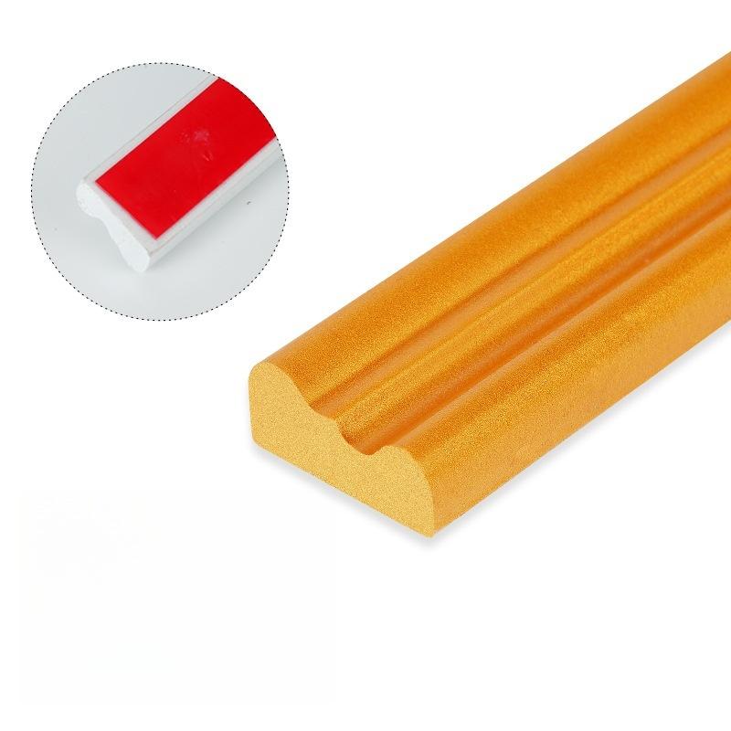1PC 1m/39.37inch Decorative Line, Self-adhesive Skirting Decorative Strips, Tile Wall Stickers, Anti-collision Moulding Line