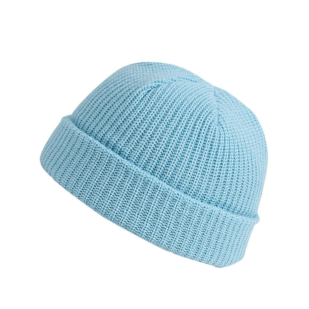 Knit Beanie Hat Pullover Style Thick Warm Winter Skull Cap Soft Stretchy Casual Outdoor Headwear Unisex Fit for Men and Women
