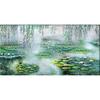 Large Monet Diamond Painting New 2023 Water Lilies Full Square Round Diamond Mosaic Pond Landscape Art For Living Room Decor U61