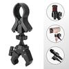 Flexible Angle Adjustment Clip Bracket for 32-68mm Equipment Including Flashlights Hair Dryers Rotatable Base Mount