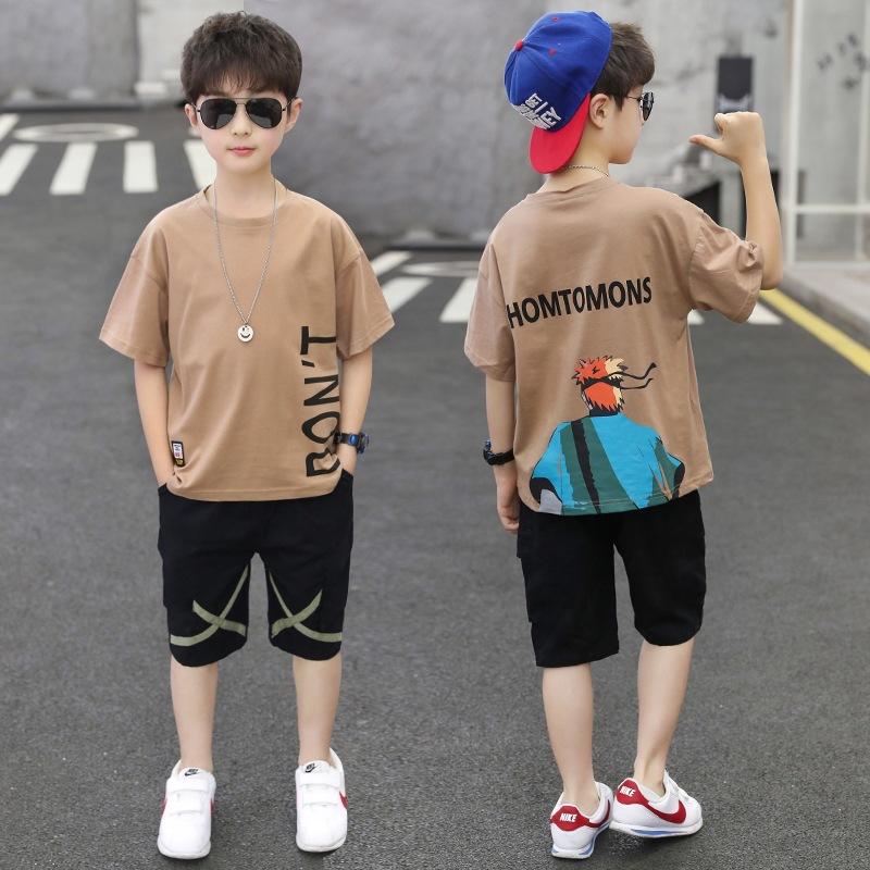 

Korean Children s Clothes Boys American Cartoon Duck Print Graphic T-shirt Cotton Short Sleeve T-shirt Top Girl Clothes 120cm