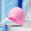 Silicone Swimming Caps Large Size Long Hair Ear Protection Swim Caps For Unisex Elastic Pure Color Swimming Cap Pool Accessories