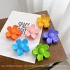 Engraved Beautiful Flower Hair Claw Clip Ideal For Stylish Women In Multiple Options Color