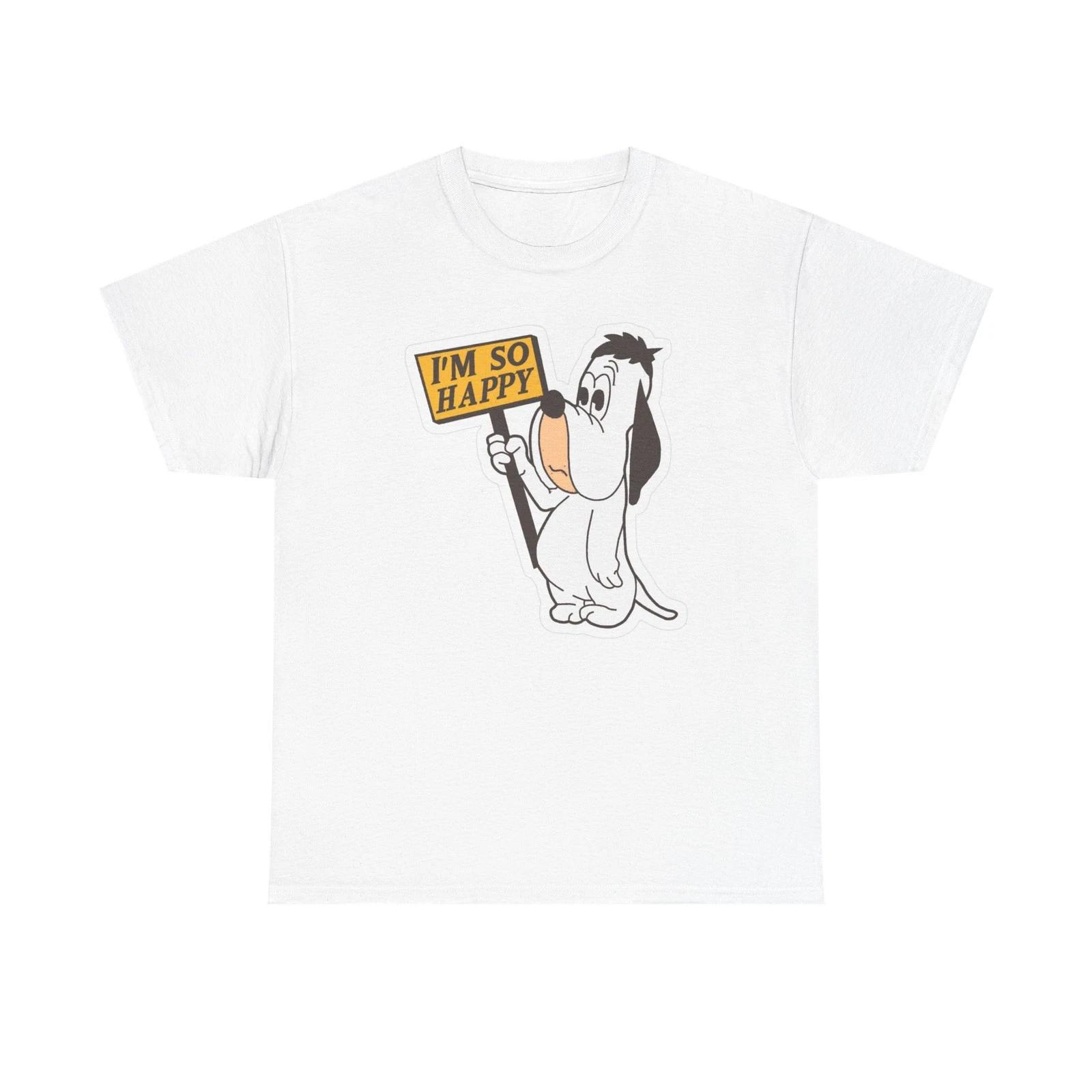 I m So Happy Graphic T Shirt Funny Dogs Unisex Heavy Cotton Tee 3XL