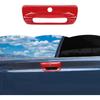 RT-TCZ Capa Decorativa para Maçaneta da Tampa Traseira do Porta-malas Acessórios para Dodge Ram 2018 2019 2020 2021 2022 2023 2024, Vermelho