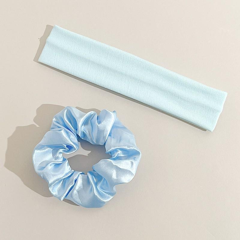 Minimalistyczny Zestaw Sportowych Opasek do Włosów i Gumek Scrunchie o Wysokiej Elastyczności do Biegania i Jogi Akcesoria do Włosów