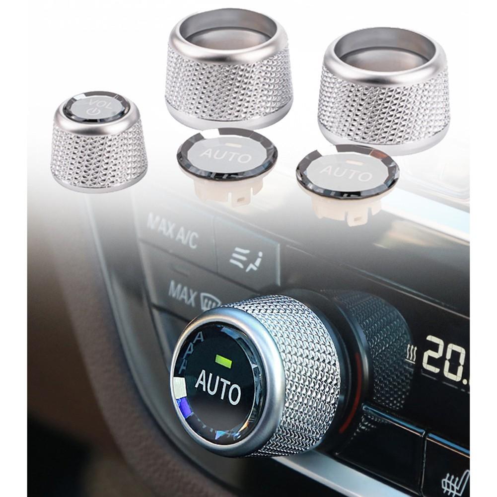 Buton de volum pentru controlul climatizării AC Capac inel de cristal pentru BMW G02 G01 G30 G12