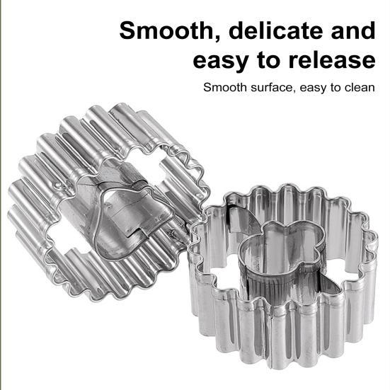 9Pcs Christmas Stainless Cookie Cutters