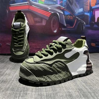 Exquisite Herren-Sneaker Mode Persönlichkeit Schlicht und vielseitig Jugend Freizeitschuhe Bequem Langlebig Lauf-Sportschuhe