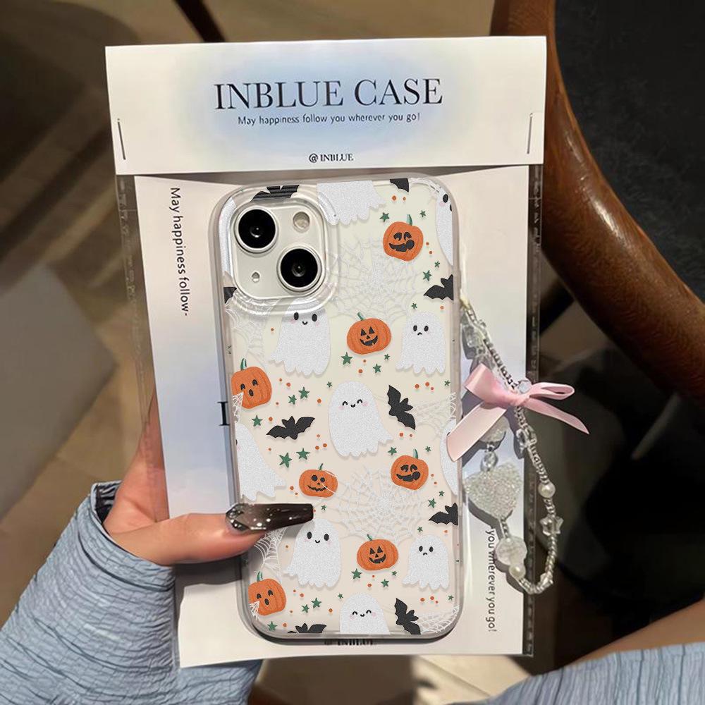 iPhone 17 Pro Max Halloween Ghost Frosted Drop-Proof Case