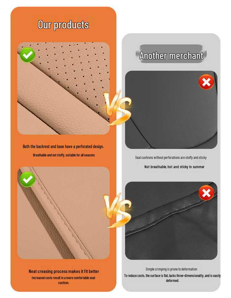 Geely Galaxy A7 Leather Seat Covers: All-Season, Full-Coverage