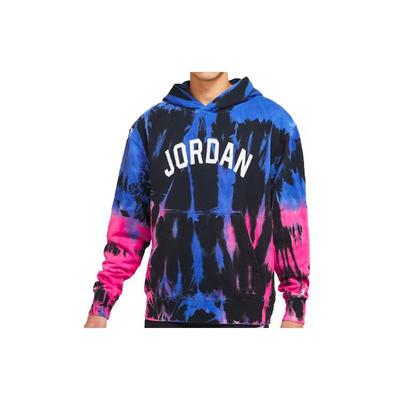 Jordan Tie-Dye Sport Hoodie Pullover Herren Tops Mittelblau DJ0227-432