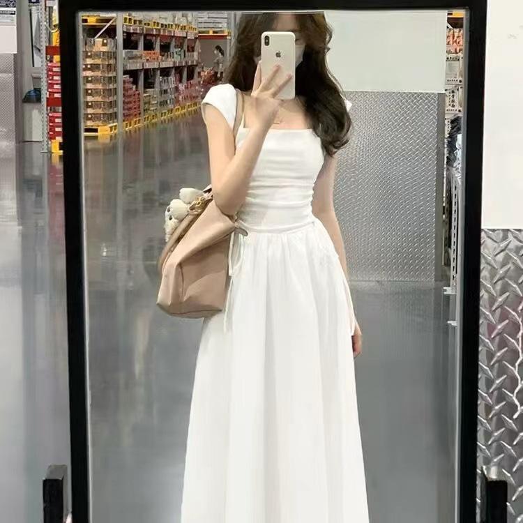 College Style Age-reducing Girl Dress Women's Summer New Design Gentle Wind Long Skirt