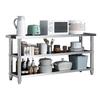 Custom Thickened Stainless Steel Rectangular Square Kitchen & Restaurant Workbench Table with Dishwasher