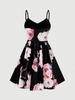 Floral Print Women's Cami Dress - Elegant and Fashionable