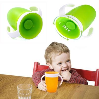 360 à prova de vazamento bebê criança beber copo crianças bebê copo de silicone anti-estrangulamento copo de água aprendizagem das crianças beber copo anti-derramamento