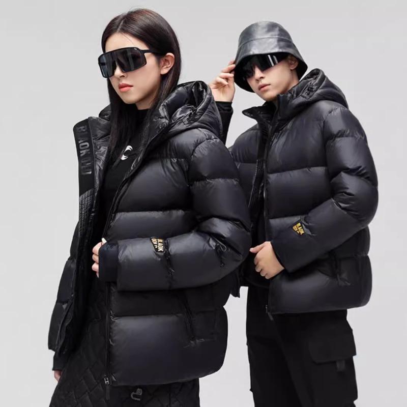 Goose Down Jacket, Black Gold Down Jacket, Women's High-end Women's, New Winter Coat, Take-off Cap, Down Jacket Winter