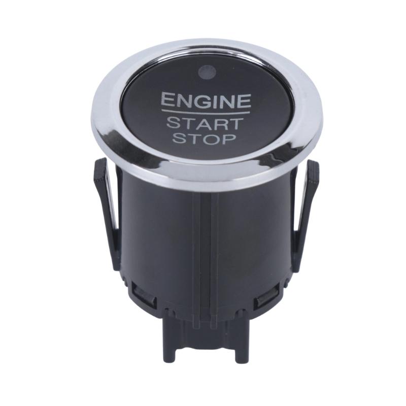 Dashboard Push Starter Button Assembly DG9T14C376ADW for F150 F250 F350 Vehicle Start Repair, Car Engine Start Stop Button with ABS Housing, Black
