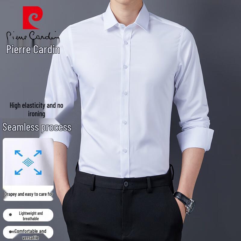 

Pierre Cardin Men s Non-Iron Business Casual Shirt 38/S