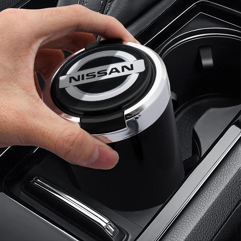 CJBPBI1 For Nissan Qashqai X-trail Tiida Note Juke Sentra Patrol Almera Leaf Multifunctional Car Ashtray Cup Interior Auto Accessories