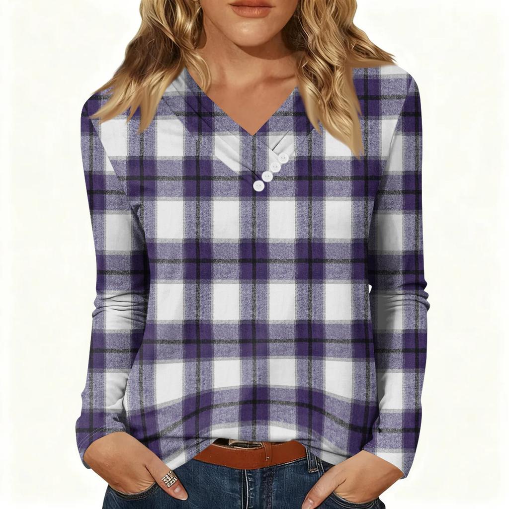 Womens Sweaters V-neck Long Sleeve Shirts Fall Outfits  Fashion Winter Clothing Side Slit