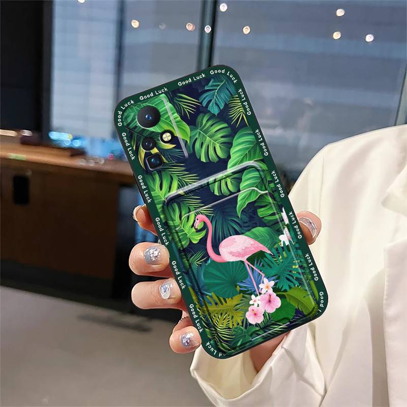 Anti-dust Full Wrap Phone Case For Infinix Zero X/X Pro/X6811/X6811B Shockproof Card Slot Dirt-resistant Protective Cute
