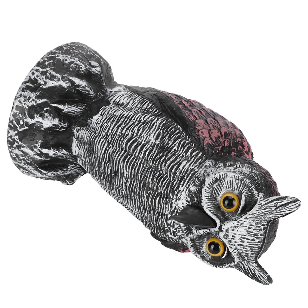 Fake Simulation Owl Statue Decoration Outdoor Garden Plastic Repeller Hunting Decoy1020?1