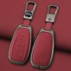 Interior Mouldings Zinc Alloy Leather Car Key Case Cover For Subaru BRZ STI XV SV Forester Legacy Outback Crosstrek Impreza WRX 