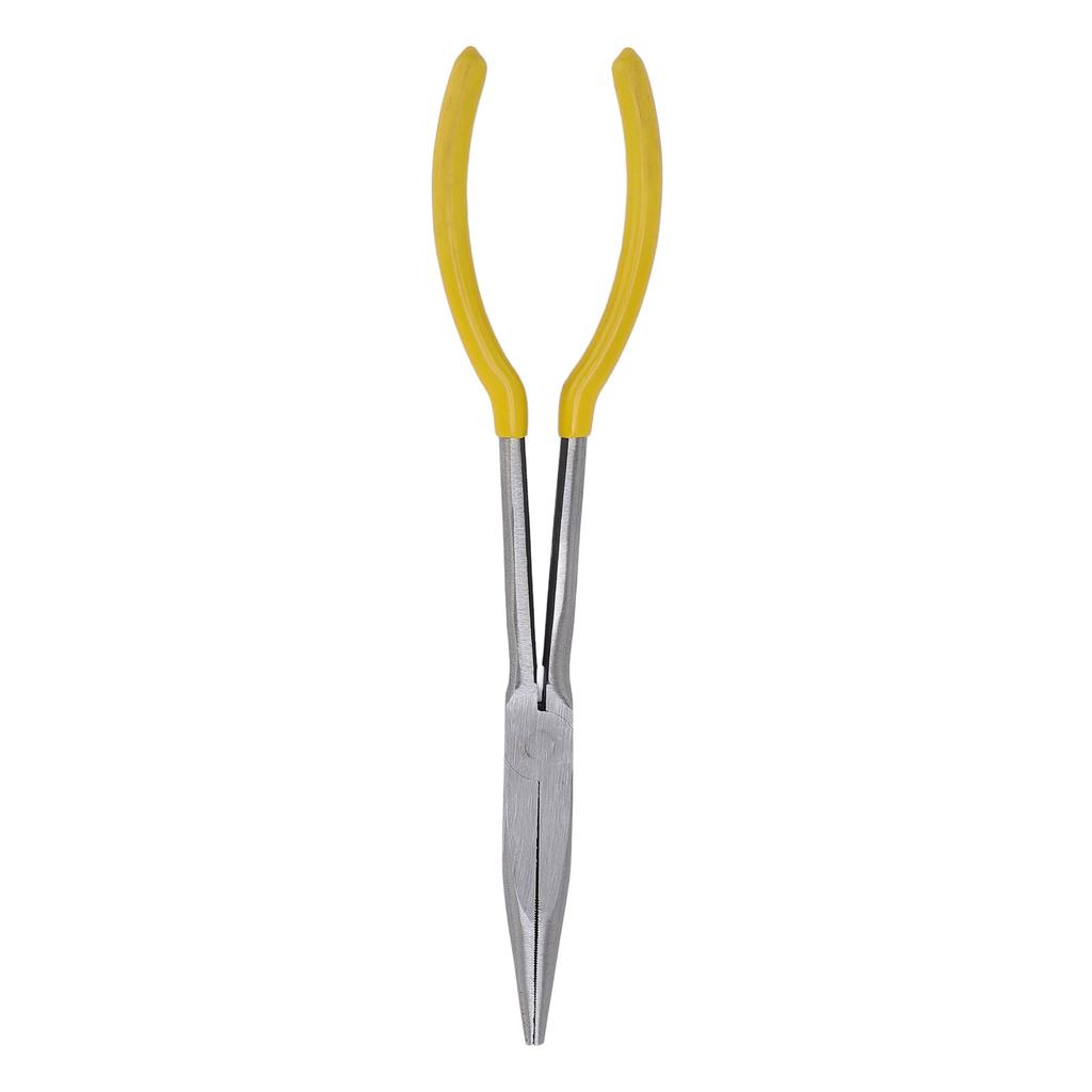 11in Long Reach Needle Nose Plier Precise Ergonomic Grip Multifunctional for Small Space Auto