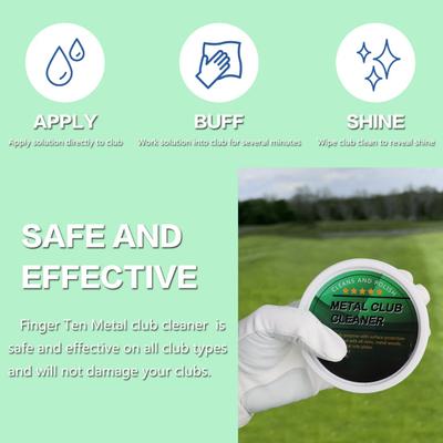 Golf Metallschlägerreiniger Rostentferner Golfschläger Polierkit Keile Putter Bürste