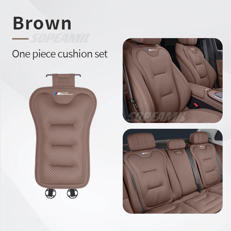 Car Seat Cushion Cover Breathable Ice Silk Seat Protector Pad BMW M Motorsport X1 X3 X5 X7 E39 E46 E60 E90 F10 F20 F30 G20 G30