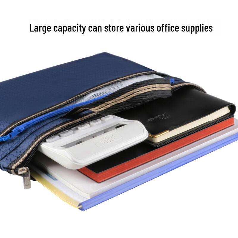 Gureide Dvouvrstvá zipová taška na dokumenty