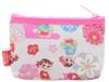 X Kyoto Card Case with Cream Peko-chan Zipper,