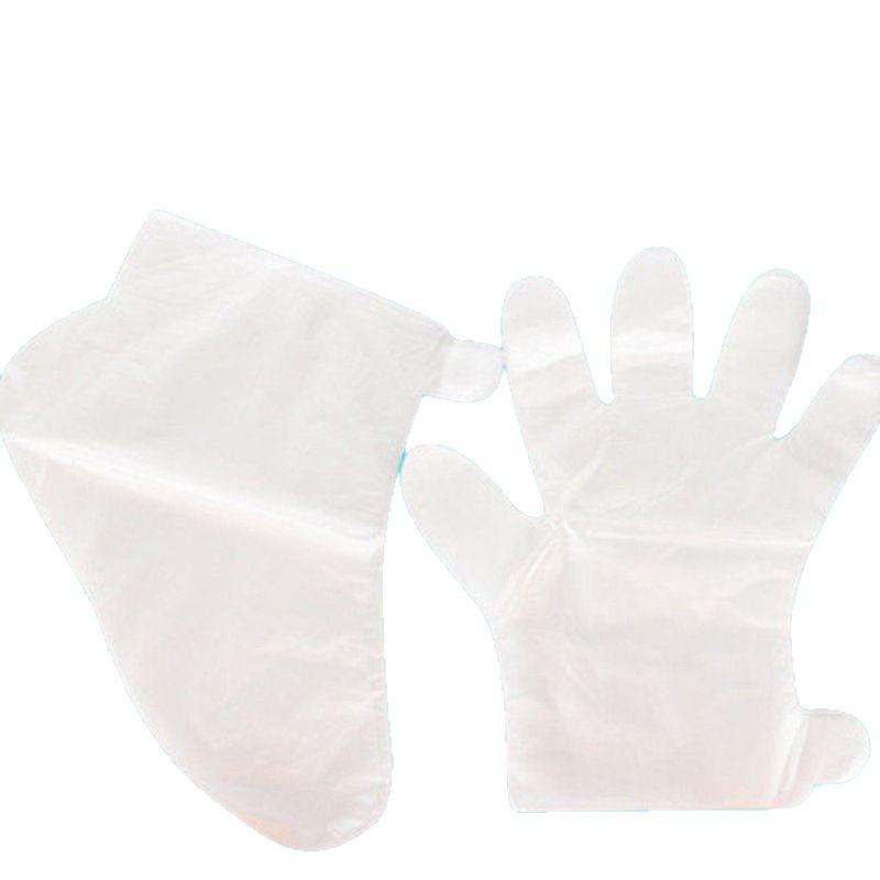 Disposable Moisturizing Foot & Hand Mask - Transparent, Waterproof Cover for Home Care