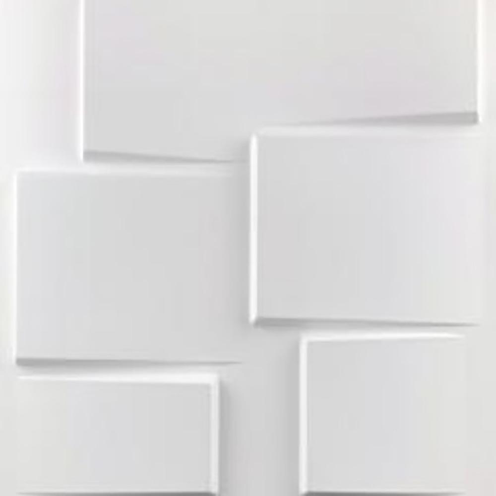 White Wall Sticker 3D PVC Wall Paper Removable Wall Panel Bathroom Kitchen