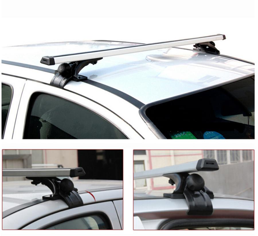 48" Universal Car Top Roof Rack Cross Tube Bar Cargo Luggage Carrier Rack Silver