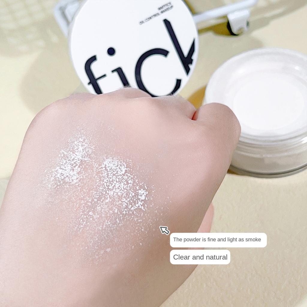 Puder utrwalający Wodoodporny, lekki, matowy, utrzymujący makijaż, zapewniający uczucie delikatnego, przyjazny dla skóry, rozjaśniający matowy puder Puder utrwalający