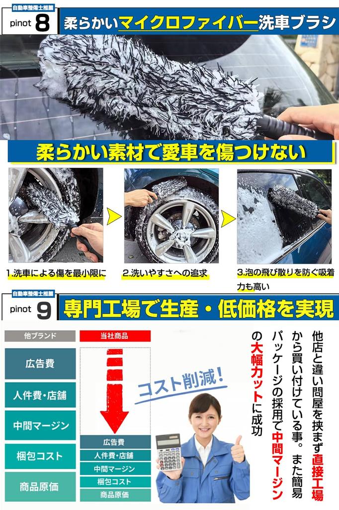 Wheel Brush, Car Wash Brush, Set of 6, For Car Body, Cleaning Gap Cleaning,