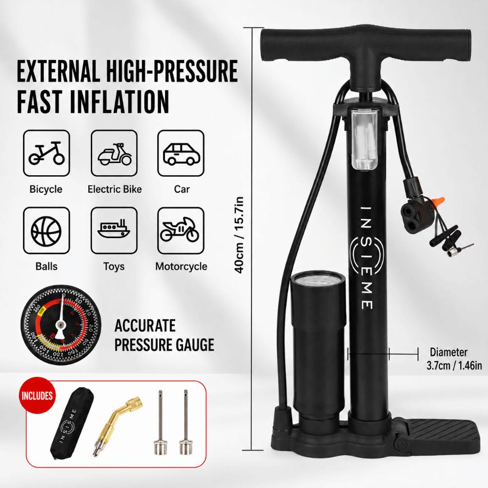 160PSI High-pressure Pump Rust Prevention Inflatable Pump Portable Universal Air Pump Car
