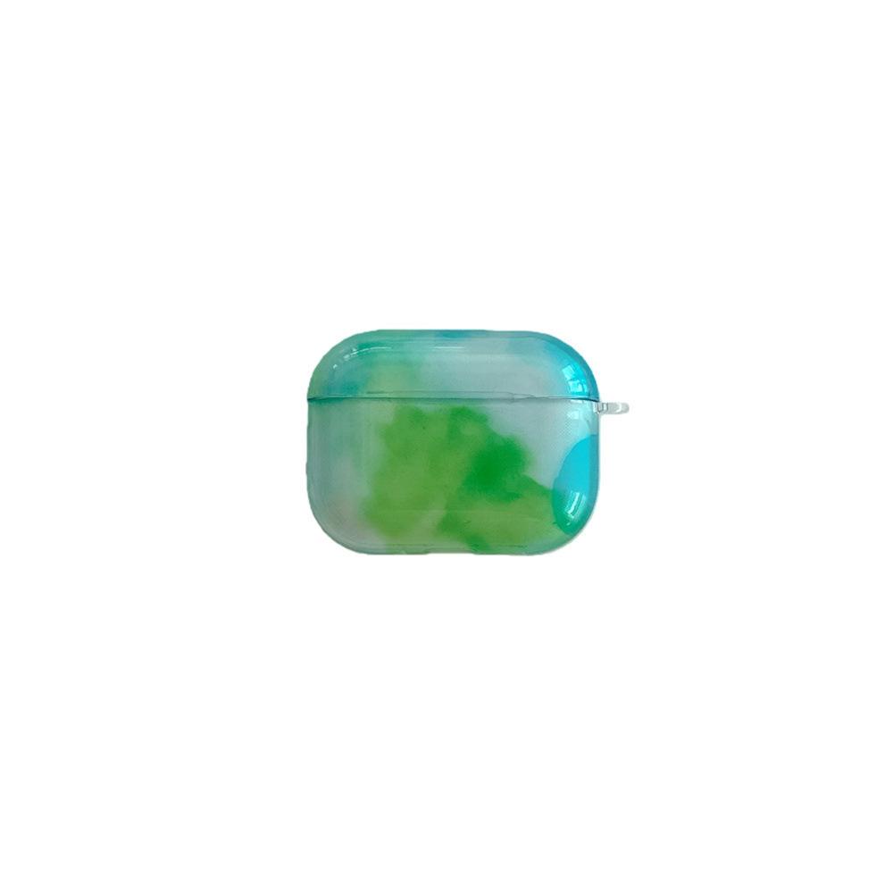Applicable to Apple AirPods 1 generation smudging gradual change earphone cover PRO1 personalized pendant case PRO1 protective cover