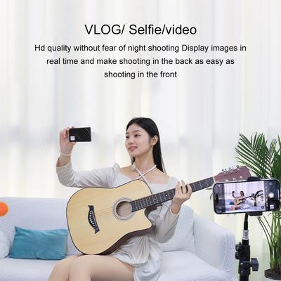 Bezdrátový magnetický monitorový displej pro smartphone pro vlogování, živé vysílání, nahrávání videa, venkovní selfie, asistenční displej, nový