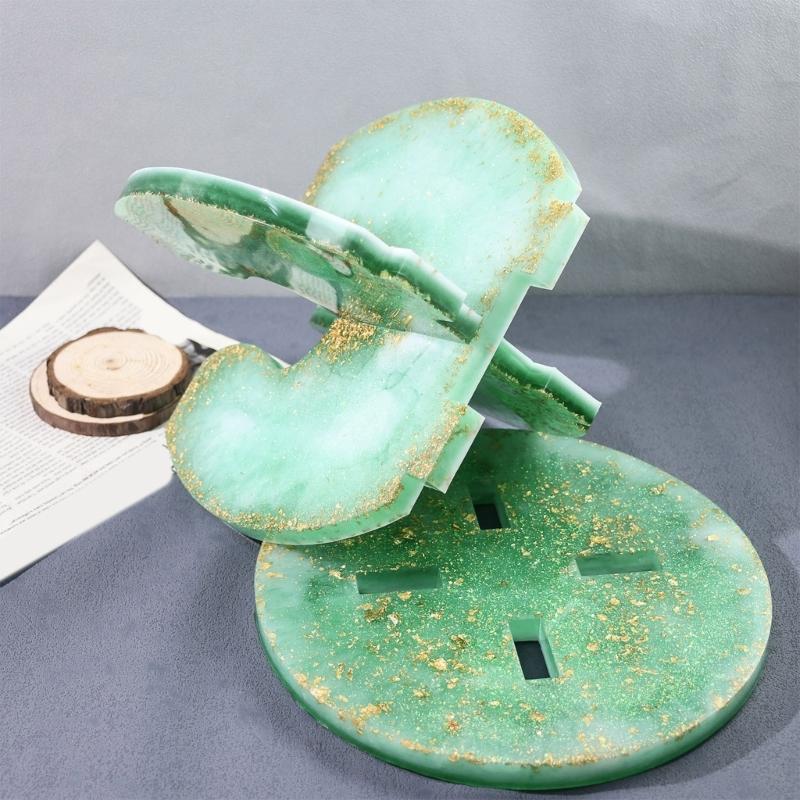 Epoxy Silicone Mold Round Splicing Stool Shaped Molds Flexible Ornaments Making Mould Jewelry Making Supplies Tool