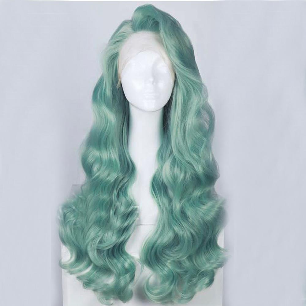 

Synthetic Long Soft Wavy Wigs For Black Women Natural Wig For Women Side Part Glueless Lace Front Wig Heat Resistant Fiber Hair