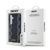 Dkny Dkhms24Mpcpvslk S24+ S926Czarny/Black Hardcase Leather Checkered Mono Pattern Magsafe