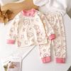 Children's Autumn And Winter Long Sleeved Pure Cotton Thermal Underwear Set