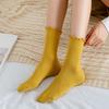 Summer Thin Casual Cute Trendy Ruffle Edge Cotton Socks, Mid-calf Socks for Women